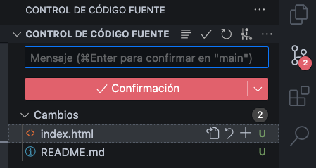 Cambios de ejemplo