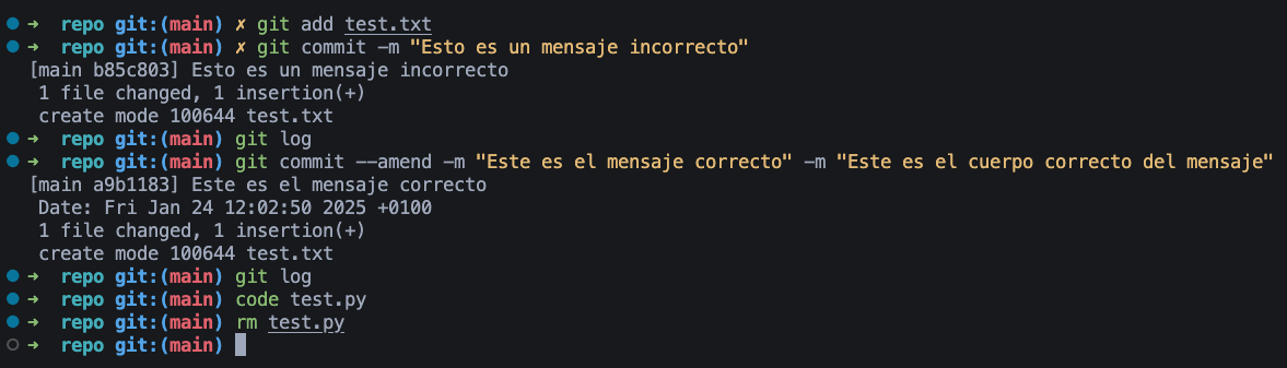 git commit --amend
