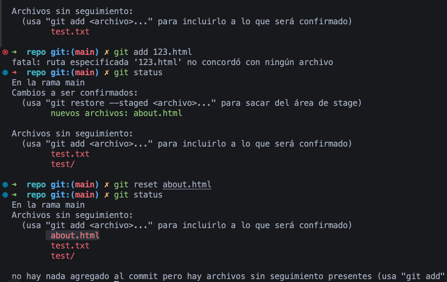 quitar de staging